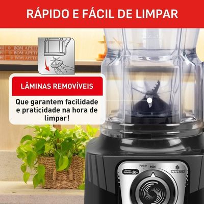 Liquidificador Arno Power Max XXL 2200W Preto / 220