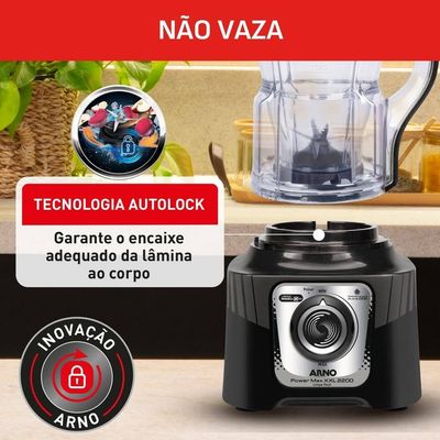 Liquidificador Arno Power Max XXL 2200W Preto / 220