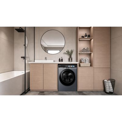 Lava e Seca Haier 14kg/8kg Inverter Cinza Cinza / 220
