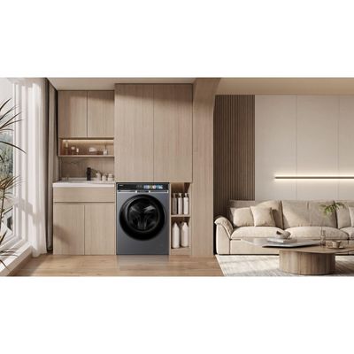 Lava e Seca Haier 14kg/8kg Inverter Cinza Cinza / 220