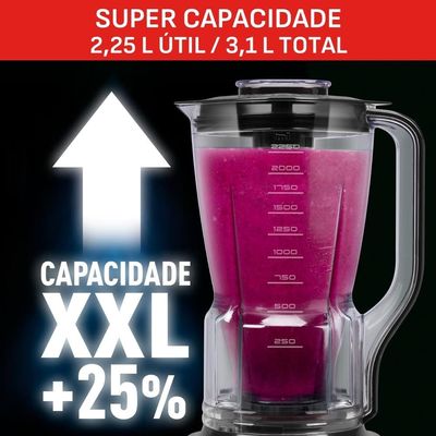 Liquidificador Arno Power Max XXL 2200W Preto / 220