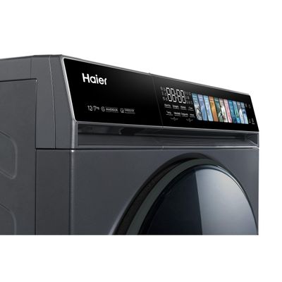Lava e Seca Haier 12kg/7kg Inverter Cinza Cinza / 110