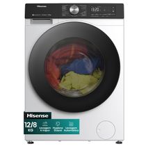 Lava e Seca Hisense 12kg/8kg WD3S12 Connect Wi-Fi Inverter Branca