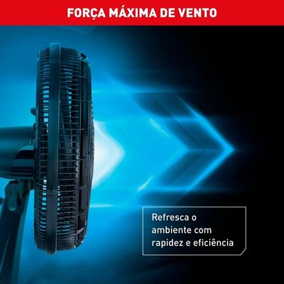 Ventilador de Mesa Arno Air Force VA46 Preto / 220