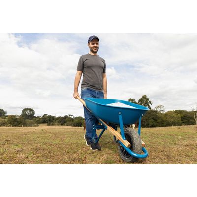 Carrinho de Mão Tramontina 50L Plástico Azul