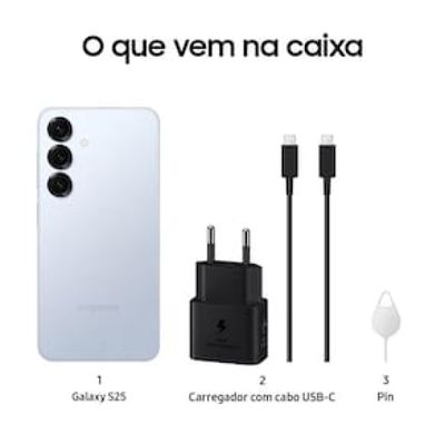 Smartphone Samsung Galaxy S25 5G Azul