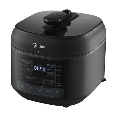 Panela de Pressão Elétrica Midea 5L NutriPro Preto / 220