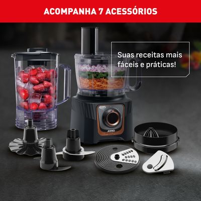 Multiprocessador Arno Multichef MP72 1000W Preto / 110