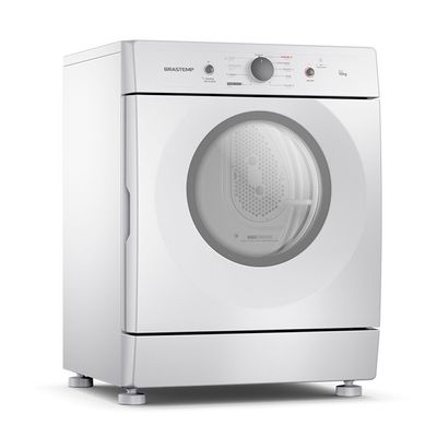 Secadora de Roupas Brastemp de piso 10KG Cesto em Inox- BSR10BB Branco / 220V