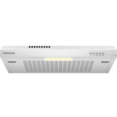 Depurador de Ar 80 cm Alto Poder de Sucção 3 Velocidades DC8PW Continental Branco / 110V
