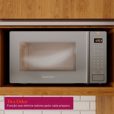 Micro-Ondas BMS23AR 23 Litros Inox Brastemp Prata / 110V