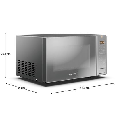 Micro-Ondas BMS23AR 23 Litros Inox Brastemp Prata / 110V