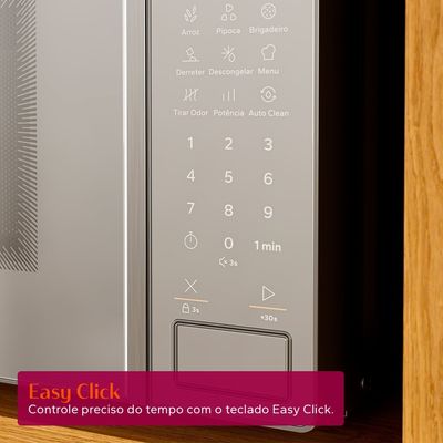 Micro-Ondas BMS23AR 23 Litros Inox Brastemp Prata / 110V