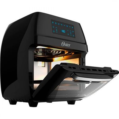 Fritadeira Sem Óleo Oster Oven Fryer 3 em 1, 1800W 12 Litros Preta - OFRT780 Preto / 110V