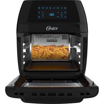 Fritadeira Sem Óleo Oster Oven Fryer 3 em 1, 1800W 12 Litros Preta - OFRT780 Preto / 110V