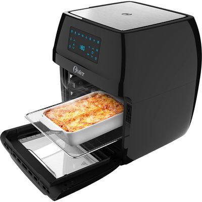 Fritadeira Sem Óleo Oster Oven Fryer 3 em 1, 1800W 12 Litros Preta - OFRT780 Preto / 220V