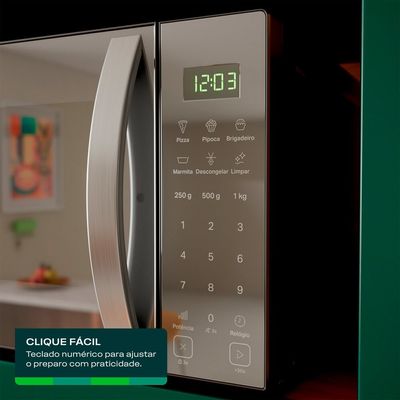 Micro-Ondas CMS23AR 23 Litros Inox Consul Prata / 220V