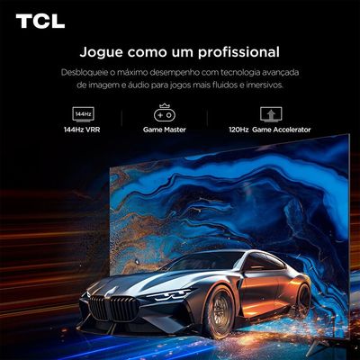 Smart TV TCL 65C6K 65 4K Mini LED Android TV Semp Tcl Preto / Bivolt