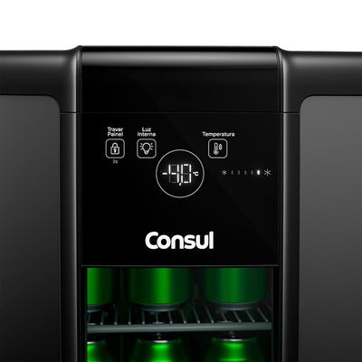 Cervejeira 83 Litros CZD12MT Frost Free 75 Latas Consul Titanium / 220V