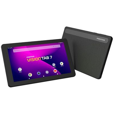 Tablet Vision Tab 7 64 GB 7 Octa-Core Wi-Fi T30764F Positivo Preto
