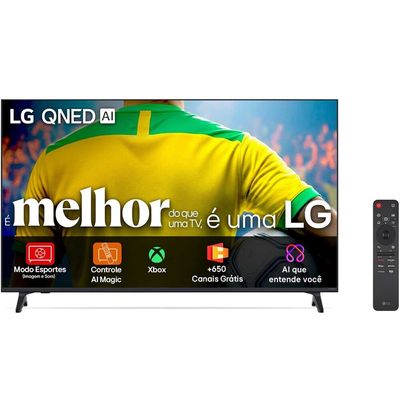 Smart TV 50 QNED 4K webOS 50QNED73ASA LG Preto / Bivolt