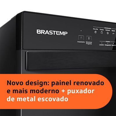 Lava Louças Brastemp 8 Serviços Econômica BLF08AE Preto / 110V