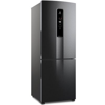 Geladeira Electrolux 490 Litros, Frost Free, Inverse, Black Inox - IB7B Preto / 220V