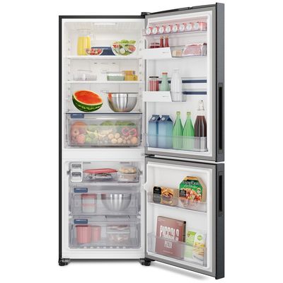 Geladeira Electrolux 490 Litros, Frost Free, Inverse, Black Inox - IB7B Preto / 220V
