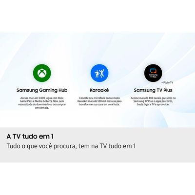 Smart TV QN43Q5FAAGXZD 43 QLED Full HD, Xbox Cloud Gaming, HDR, HDMI Samsung Preto / Bivolt