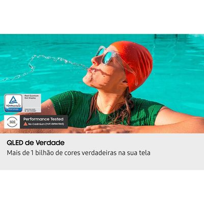Smart TV QN43Q5FAAGXZD 43 QLED Full HD, Xbox Cloud Gaming, HDR, HDMI Samsung Preto / Bivolt