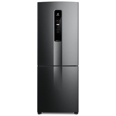 Geladeira Electrolux 490 Litros, Frost Free, Inverse, Black Inox - IB7B Preto / 220V