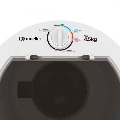 Tanquinho Plus 4.5 Kg Semiautomático Timer Mueller Branco / 220V