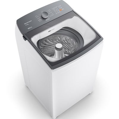 Máquina de Lavar BWJ14AB 14 kg Smart Sensor Reduzir Tempo Brastemp Branco / 110V