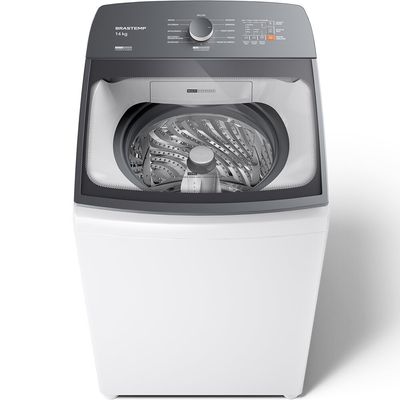 Máquina de Lavar BWJ14AB 14 kg Smart Sensor Reduzir Tempo Brastemp Branco / 110V