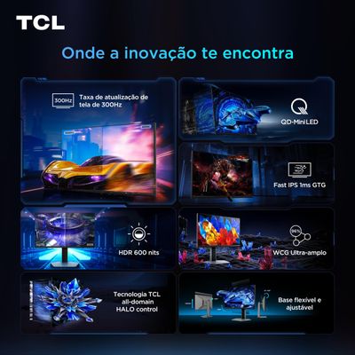Monitor Gamer 25 Full HD TCL 25G64 QD-Mini LED 300Hz