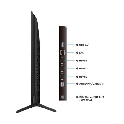 Smart TV 50" 4K TCL P7L QLED Google TV