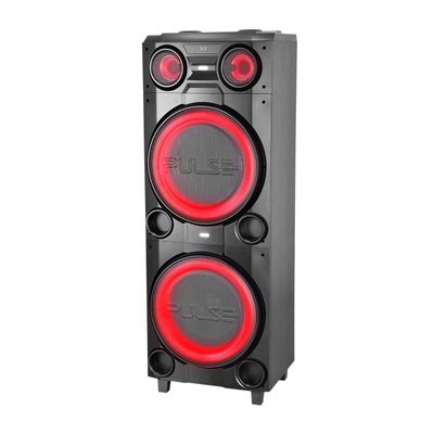 Torre de Som Pulse SP517 2500W RMS Bluetooth TWS LED Duplo Bivolt