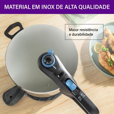Panela de Pressão Rochedo Inox Trendy 4L