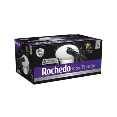Panela de Pressão Rochedo Inox Trendy 4L