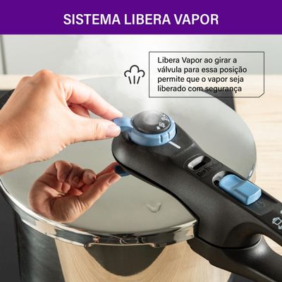 Panela de Pressão Rochedo Inox Trendy 4L