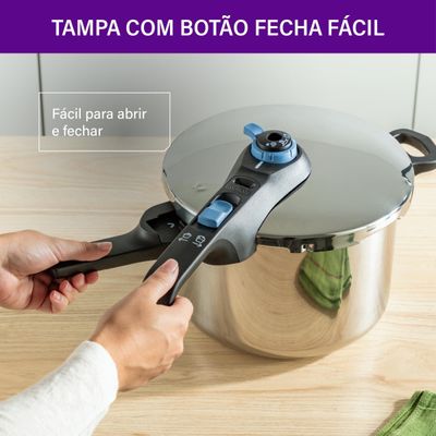 Panela de Pressão Rochedo Inox Trendy 4L