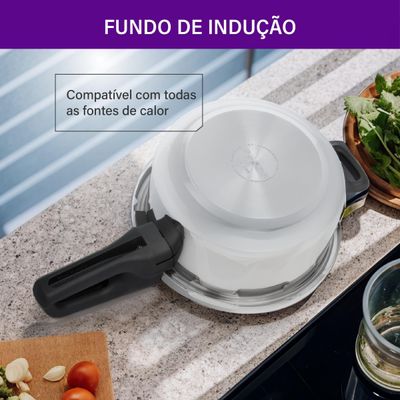 Panela de Pressão Rochedo Inox Trendy 4L