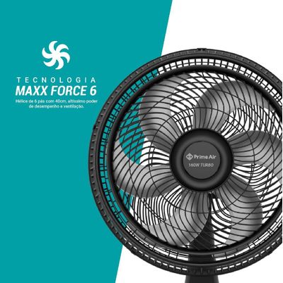 Ventilador Coluna Prime Air Silencioso 160W AVCE02 127V