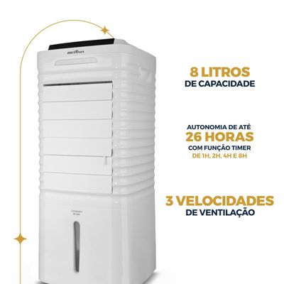 Climatizador de Ar Britânia 8L 4 em 1 BCL08A 220V