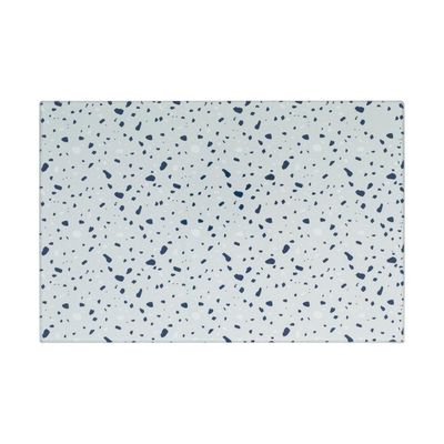 Tábua de Vidro para Corte Terrazo Cinza Claro 20cm x 30cm