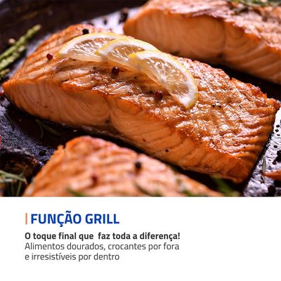 Forno Elétrico 52L Family Grill Inox Mondial Branco/Inox 1800W - FRN-52-WI 127V