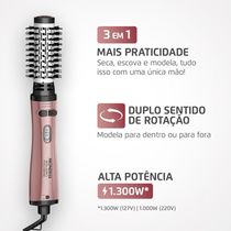 Escova Rotativa Mondial Golden Rose 1300W Bivolt ERB-12-GR