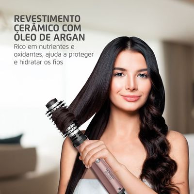 Escova Rotativa Mondial Golden Rose 1300W Bivolt ERB-12-GR Bivolt