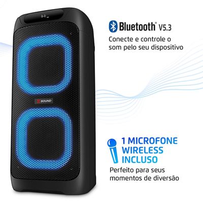 Party Box Xsound Mondial Preto 800W Bivolt PBX-800 Bivolt