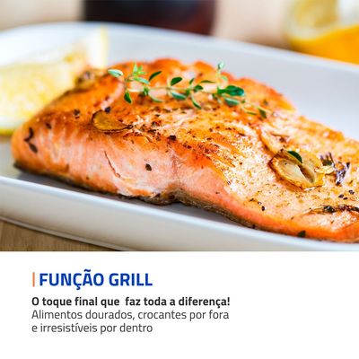 Forno Elétrico 60L Family Grill Inox Mondial Preto/Inox 1800W - FRN-60-BI 220V